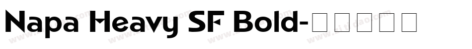 Napa Heavy SF Bold字体转换